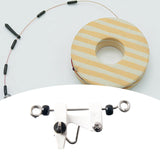 Maxbell Fishing Line Separator Clip Portable Fishing Supplies Fishing Accessory Clip white