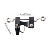 Maxbell Fishing Line Separator Clip Portable Fishing Supplies Fishing Accessory Clip black