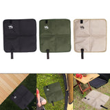 Maxbell Foldable Cushion Seat Small Oxford Cloth for Outdoor Activities Picnic Beach Black