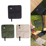 Maxbell Foldable Cushion Seat Small Oxford Cloth for Outdoor Activities Picnic Beach Black