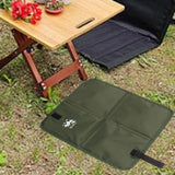 Maxbell Foldable Cushion Seat Small Oxford Cloth for Outdoor Activities Picnic Beach Green