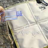 Maxbell Foldable Cushion Seat Small Oxford Cloth for Outdoor Activities Picnic Beach Light Khaki