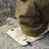 Maxbell Foldable Cushion Seat Small Oxford Cloth for Outdoor Activities Picnic Beach Light Khaki