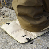 Maxbell Foldable Cushion Seat Small Oxford Cloth for Outdoor Activities Picnic Beach Light Khaki