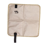 Maxbell Foldable Cushion Seat Small Oxford Cloth for Outdoor Activities Picnic Beach Light Khaki