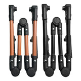 Maxbell Trolley Handle Detachable Easy to Install Foldable Folding Wagon Push Handle Brown