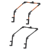 Maxbell Trolley Handle Detachable Easy to Install Foldable Folding Wagon Push Handle Brown