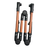 Maxbell Trolley Handle Detachable Easy to Install Foldable Folding Wagon Push Handle Brown