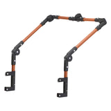 Maxbell Trolley Handle Detachable Easy to Install Foldable Folding Wagon Push Handle Brown