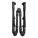 Maxbell Trolley Handle Detachable Easy to Install Foldable Folding Wagon Push Handle Black