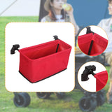 Maxbell Wagon Cart Tail Bag Easy Attach Removable Wagon Tail Bag for Shopping Garden Red