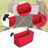 Maxbell Wagon Cart Tail Bag Easy Attach Removable Wagon Tail Bag for Shopping Garden Red