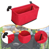 Maxbell Wagon Cart Tail Bag Easy Attach Removable Wagon Tail Bag for Shopping Garden Red