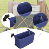 Maxbell Wagon Cart Tail Bag Easy Attach Removable Wagon Tail Bag for Shopping Garden Blue