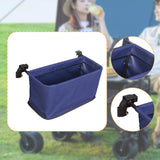 Maxbell Wagon Cart Tail Bag Easy Attach Removable Wagon Tail Bag for Shopping Garden Blue