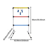 Maxbell Ladder Toss Game Set for Party Gatherings Gift Idea with Balls Entertainment 1 Ladder