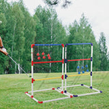 Maxbell Ladder Toss Game Set for Party Gatherings Gift Idea with Balls Entertainment 2 Ladder