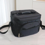 Maxbell Lunch Handbag Front Pocket Large Capacity Organizer for Office Picnic Travel