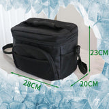 Maxbell Lunch Handbag Front Pocket Large Capacity Organizer for Office Picnic Travel