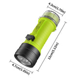 Maxbell Scuba Diving Flashlight Versatile for Under Water Boat Dive Night Snorkeling