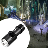Maxbell Underwater Flashlight Portable Scuba Diving Light for Camping Travel Outdoor
