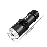 Maxbell Underwater Flashlight Portable Scuba Diving Light for Camping Travel Outdoor