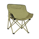 Maxbell Folding Camping Chair Stool Outdoor Moon Chair for Barbecue Traveling Hiking Green