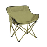 Maxbell Folding Camping Chair Stool Outdoor Moon Chair for Barbecue Traveling Hiking Green