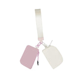 Maxbell Purse with Keyring Cute Creative Car Keys Pouch for Men Daily Use Women Pink