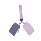 Maxbell Purse with Keyring Cute Creative Car Keys Pouch for Men Daily Use Women Purple
