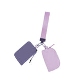 Maxbell Purse with Keyring Cute Creative Car Keys Pouch for Men Daily Use Women Purple