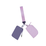 Maxbell Purse with Keyring Cute Creative Car Keys Pouch for Men Daily Use Women Purple