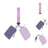 Maxbell Purse with Keyring Cute Creative Car Keys Pouch for Men Daily Use Women Purple
