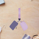 Maxbell Purse with Keyring Cute Creative Car Keys Pouch for Men Daily Use Women Purple
