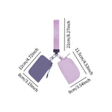 Maxbell Purse with Keyring Cute Creative Car Keys Pouch for Men Daily Use Women Purple