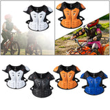 Maxbell Motorcycle Vest Body Guard Vest Chest Vest for Skateboarding Skiing White