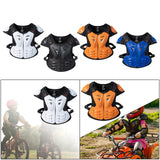 Maxbell Motorcycle Vest Body Guard Vest Chest Vest for Skateboarding Skiing White