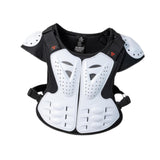 Maxbell Motorcycle Vest Body Guard Vest Chest Vest for Skateboarding Skiing White