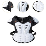 Maxbell Motorcycle Vest Body Guard Vest Chest Vest for Skateboarding Skiing White