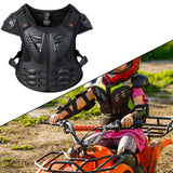 Maxbell Motorcycle Vest Body Guard Vest Chest Vest for Skateboarding Skiing Black