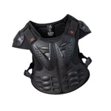 Maxbell Motorcycle Vest Body Guard Vest Chest Vest for Skateboarding Skiing Black
