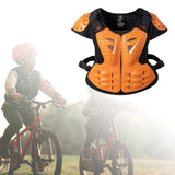 Maxbell Motorcycle Vest Body Guard Vest Chest Vest for Skateboarding Skiing Orange
