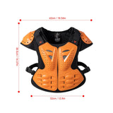 Maxbell Motorcycle Vest Body Guard Vest Chest Vest for Skateboarding Skiing Orange