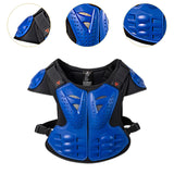 Maxbell Motorcycle Vest Body Guard Vest Chest Vest for Skateboarding Skiing Blue