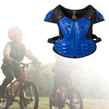 Maxbell Motorcycle Vest Body Guard Vest Chest Vest for Skateboarding Skiing Blue