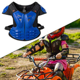 Maxbell Motorcycle Vest Body Guard Vest Chest Vest for Skateboarding Skiing Blue