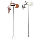 Maxbell Yard Drummer Windmill Wind Sculpture Landscape Garden Wind Spinner Gold