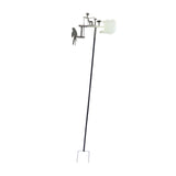 Maxbell Yard Drummer Windmill Wind Sculpture Landscape Garden Wind Spinner Silver