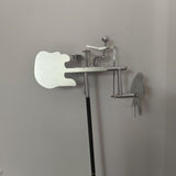 Maxbell Yard Drummer Windmill Wind Sculpture Landscape Garden Wind Spinner Silver