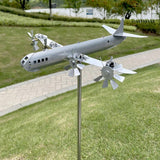 Maxbell Wind Spinner Sturdy Gift Ornament Aircraft Windmill for Outside Balcony Lawn